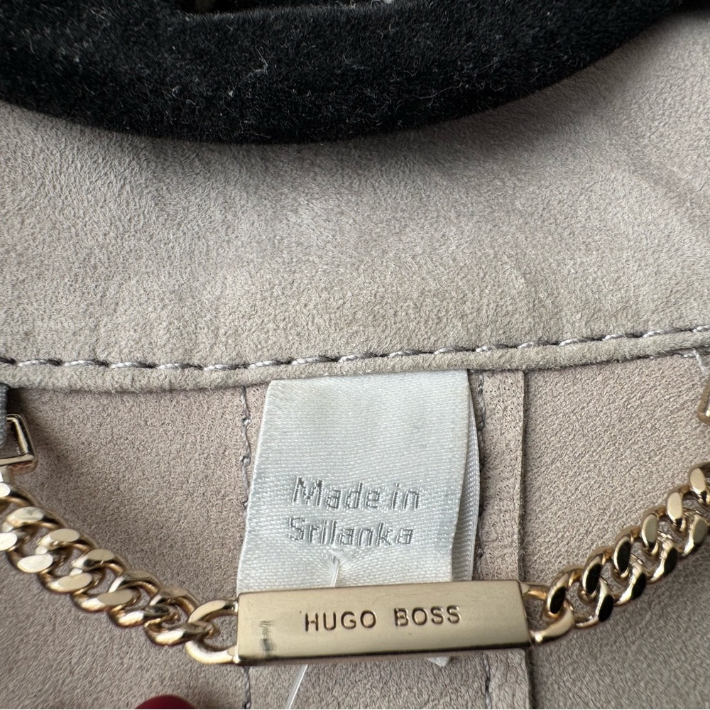 Hugo Boss, 100% Lamb, Leather Trench Coat - Picture 9 of 16